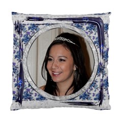 Blue Floral Cushion cover single side (5 styles) - Standard Cushion Case (One Side) Blue Floral Cushion cover single side (5 styles) - Standard Cushion Case (One Side)