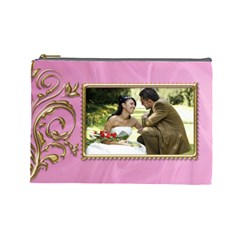 Pink and Gold Cosmetic Bag (Large) (7 styles) Pink and Gold Cosmetic Bag (Large) (7 styles)