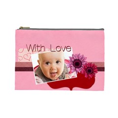 with love - Cosmetic Bag (Large) with love - Cosmetic Bag (Large)