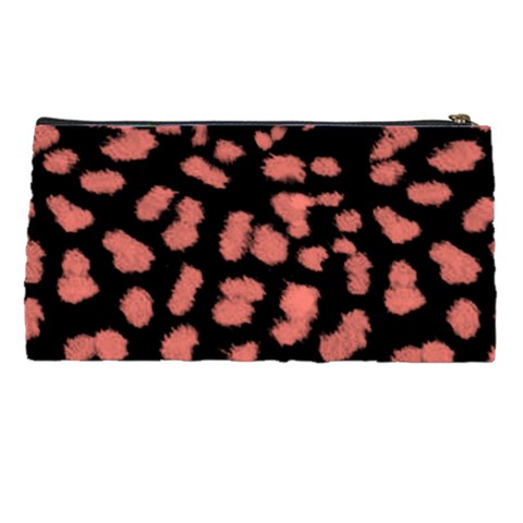 Animal Print Pencil Pouch By Lmrt Back