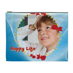 happy life - Cosmetic Bag (XL)