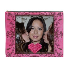 Kiss the Bride extra large cosmetic bag - Cosmetic Bag (XL)