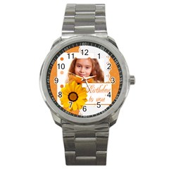 happy birthday - Sport Metal Watch