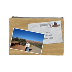 Postcard from USA (XL) Cosmetic Bag - Cosmetic Bag (Large)