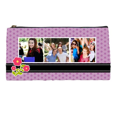 Purple Pencil Case By Lmrt Front