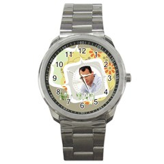 my dad - Sport Metal Watch