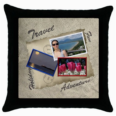 Europe Holiday 2012 Throw Pillow By Deborah Front
