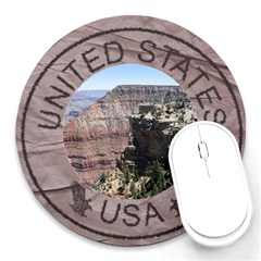 USA Mouse Pad - Round Mousepad