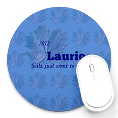 guide mouse pad - Round Mousepad