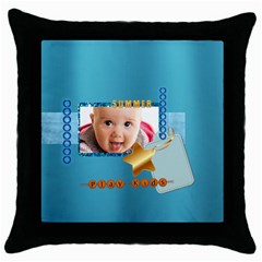 summer (5 styles) - Throw Pillow Case (Black) summer (5 styles) - Throw Pillow Case (Black)