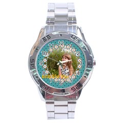 beautiful girl - Stainless Steel Analogue Watch beautiful girl - Stainless Steel Analogue Watch