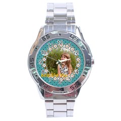 beautiful girl - Stainless Steel Analogue Watch