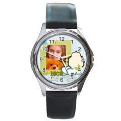 nice day - Round Metal Watch