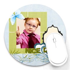 nice day - Round Mousepad