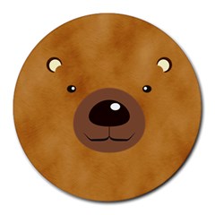 bear - Round Mousepad