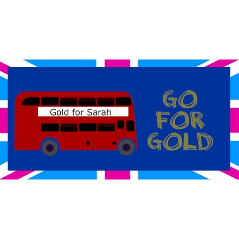 Go For Gold 3d Card By Deborah Front