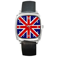 gb - Square Metal Watch