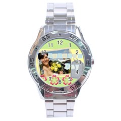 FLOWER - Stainless Steel Analogue Watch