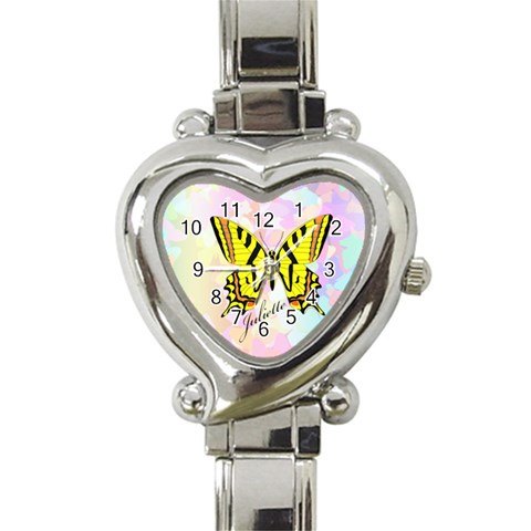 Butterfly Heart Watch By Kim Blair Front