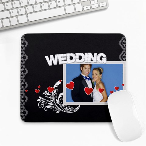 Wedding By Joely 9.25 x7.75  Mousepad - 1