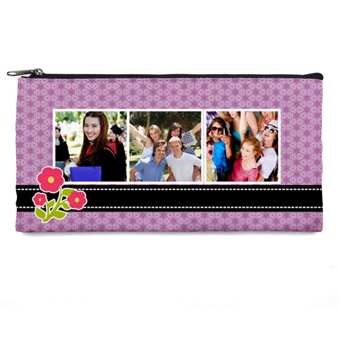 Purple Pencil Cases By Lmrt Front