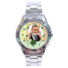 fathers day - Stainless Steel Analogue Watch
