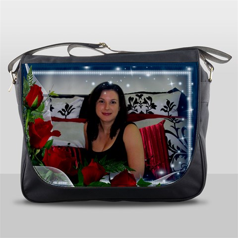 Roses Messenger Bag By Deborah Front