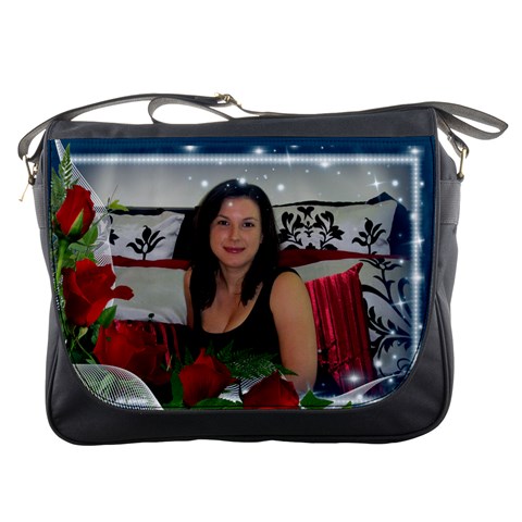 Roses Messenger Bag By Deborah Front