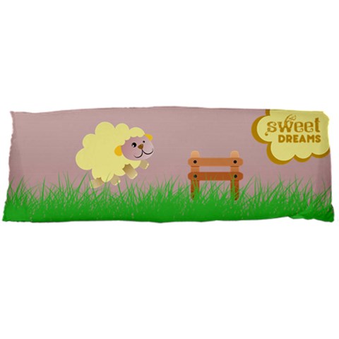 Counting Sheeps Pillow Pink (2 Sides) By Carmensita Back