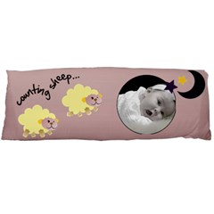 Counting sheeps pillow pink (1 side) - 21 x60  Body Pillow Case (Dakimakura)