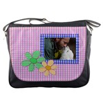 Lovely bag with flower - Messenger Bag