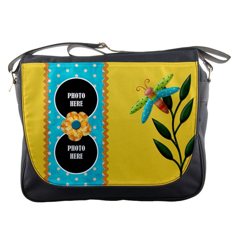 Buttercup Messenger Bag 1 By Lisa Minor Front