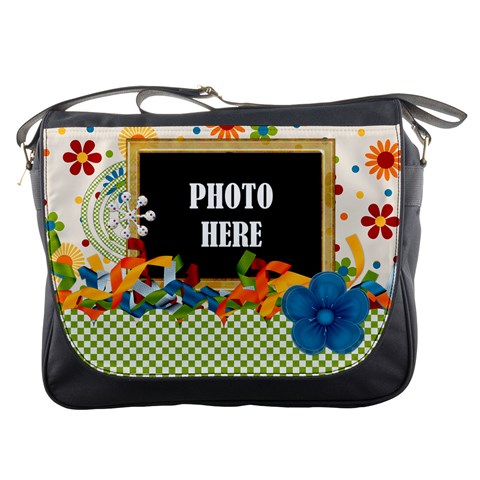 Celebrate May Messenger Bag 1 By Lisa Minor Front