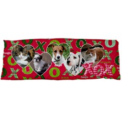 XOXO Hugs & Kisses-Body Pillow Case (2 sides) - 21 x60  Body Pillow Case Dakimakura (Two Sides)