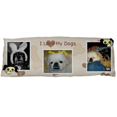 Dog Body Pillow Case (1 side) - 21 x60  Body Pillow Case (Dakimakura)