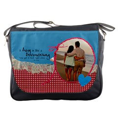 Hug Quote-Messenger Bag