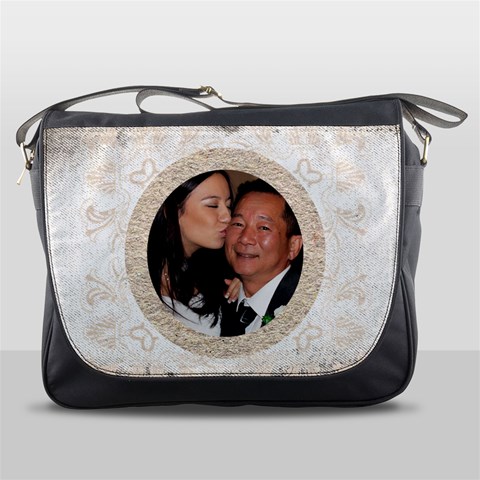 Daddy s Girl Messenger Bag By Catvinnat Front