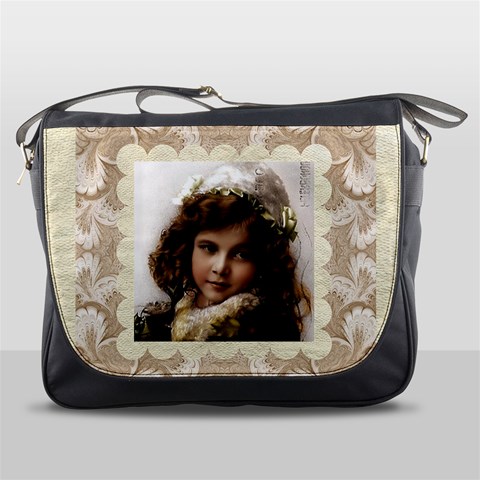 Winter Angel Messenger Bag By Catvinnat Front