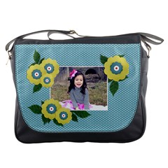 Messenger Bag -Yellow Flowers