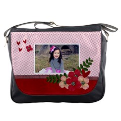 Messenger Bag -Hearts 