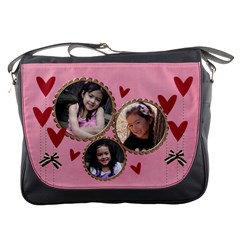 Messenger Bag -Hearts Hearts