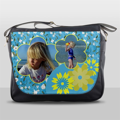 All Flowers Messenger Bag By Deborah Front