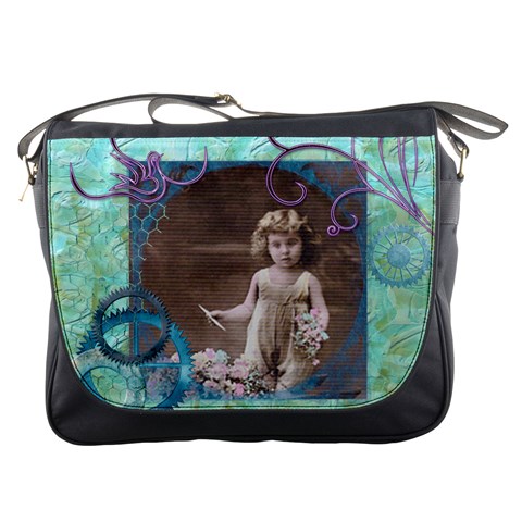 Steampunk Messenger Bag By Catvinnat Front