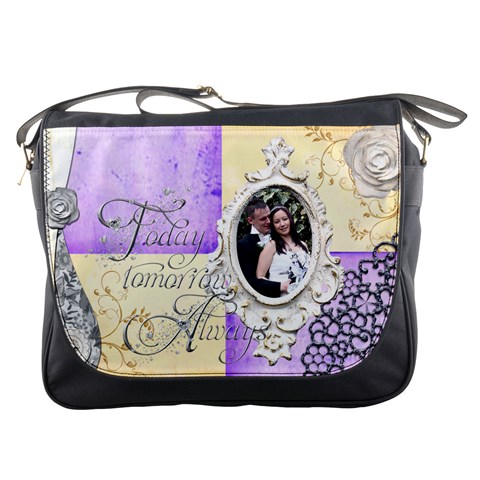 Today Tomorrow Always  Messenger Bag By Catvinnat Front