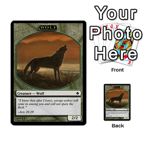 Tokens Wolf Front 14