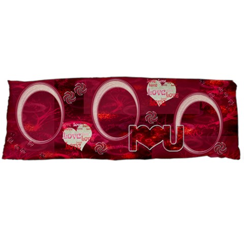 I Heart You Pink Body Pillow Case By Ellan Body Pillow Case