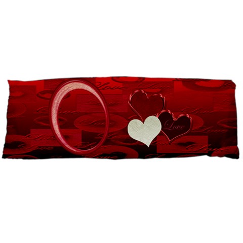 I Heart You Red Body Pillow Case By Ellan Body Pillow Case