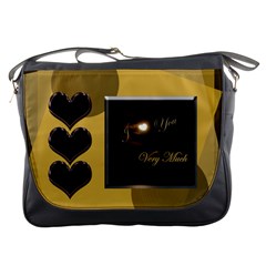 I Heart You Moon gold Messenger bag I Heart You Moon gold Messenger bag