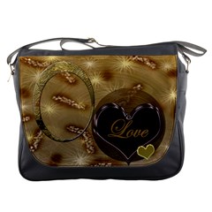 Love gold Messenger bag Love gold Messenger bag