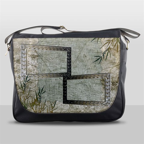 Neutral Shadow Frame Messenger Bag By Ellan Front